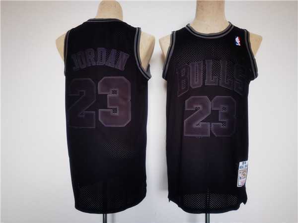 Men%27s Chicago Bulls #23 Michael Jordan Black Stitched Basketball Jersey->nba womens jerseys->NBA Jersey